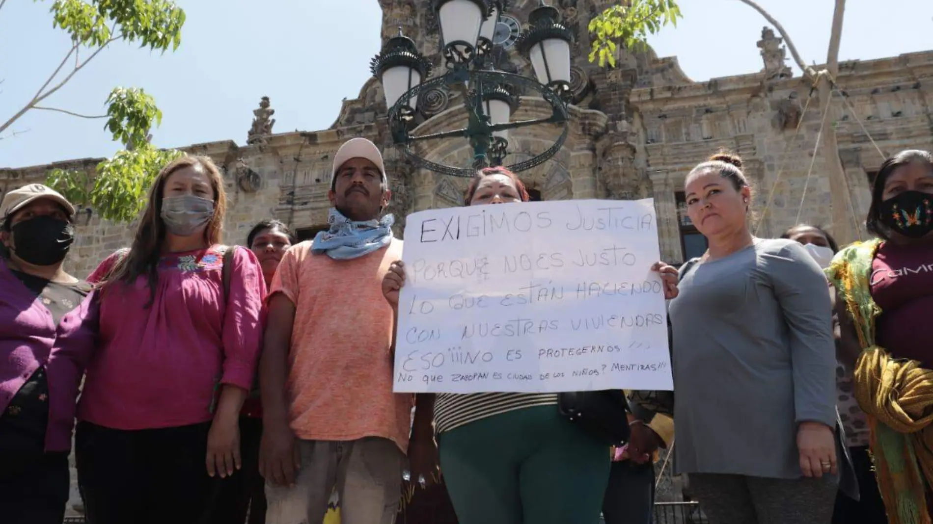 Manifestación afectados El Seco